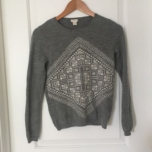 J Crew 100% merino wool sweater